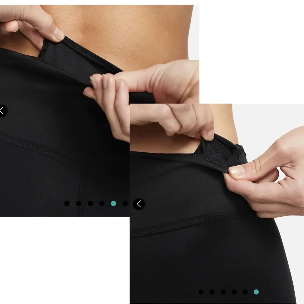 Nike Therma-Fit One Women’s Sz S Black‎ Mid-Rise Graphic Training Leggings